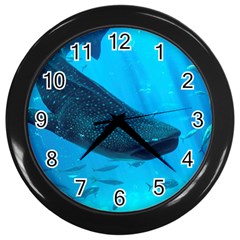 Whale Shark 2 Wall Clocks (black) by trendistuff