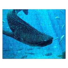 Whale Shark 2 Rectangular Jigsaw Puzzl by trendistuff