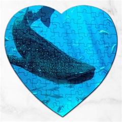 Whale Shark 2 Jigsaw Puzzle (heart) by trendistuff