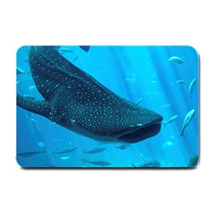 Whale Shark 2 Small Doormat  by trendistuff