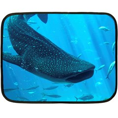 Whale Shark 2 Fleece Blanket (mini) by trendistuff