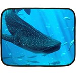 WHALE SHARK 2 Fleece Blanket (Mini) 35 x27  Blanket