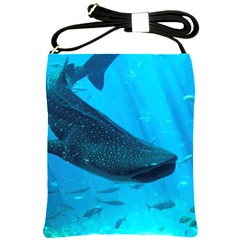 Whale Shark 2 Shoulder Sling Bags by trendistuff