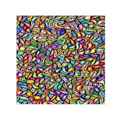 Artwork By Patrick-colorful-6 Small Satin Scarf (square)