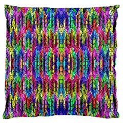 Colorful-7 Standard Flano Cushion Case (one Side) by ArtworkByPatrick