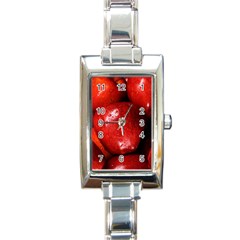 Apples 1 Rectangle Italian Charm Watch by trendistuff