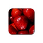 APPLES 1 Rubber Coaster (Square) 