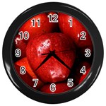 APPLES 1 Wall Clocks (Black)