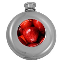 Apples 1 Round Hip Flask (5 Oz) by trendistuff