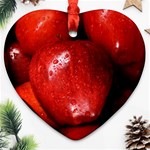 APPLES 1 Heart Ornament (Two Sides)