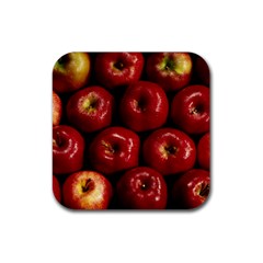 Apples 2 Rubber Coaster (square)  by trendistuff