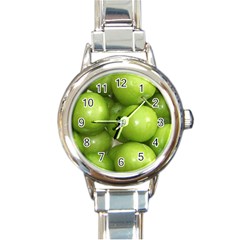 Apples 4 Round Italian Charm Watch by trendistuff