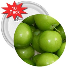 Apples 4 3  Buttons (10 Pack)  by trendistuff