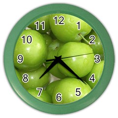 Apples 4 Color Wall Clocks by trendistuff