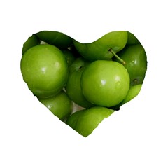 Apples 4 Standard 16  Premium Flano Heart Shape Cushions by trendistuff