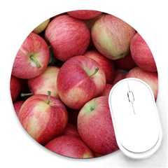 Apples 5 Round Mousepads by trendistuff