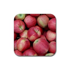 Apples 5 Rubber Coaster (square)  by trendistuff