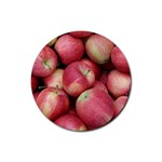 APPLES 5 Rubber Coaster (Round)  Front