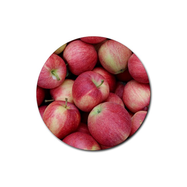 APPLES 5 Rubber Coaster (Round) 