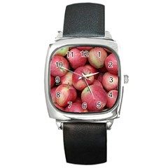 Apples 5 Square Metal Watch by trendistuff