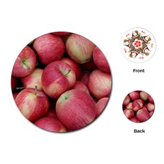 Apples 5 Playing Cards (round)  by trendistuff