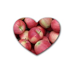 Apples 5 Heart Coaster (4 Pack)  by trendistuff