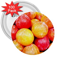 Apricots 1 3  Buttons (100 Pack)  by trendistuff