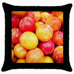 Apricots 1 Throw Pillow Case (black) by trendistuff