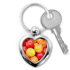 Apricots 1 Key Chains (heart)  by trendistuff