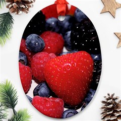 Berries 1 Ornament (oval)