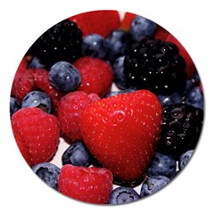 Berries 1 Magnet 5  (round) by trendistuff