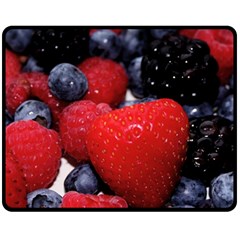 Berries 1 Fleece Blanket (medium)  by trendistuff