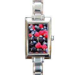 Berries 2 Rectangle Italian Charm Watch by trendistuff