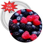 BERRIES 2 3  Buttons (100 pack)  Front