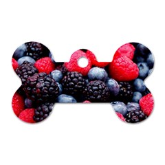 Berries 2 Dog Tag Bone (one Side) by trendistuff