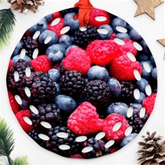 Berries 2 Ornament (round Filigree) by trendistuff