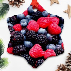 Berries 2 Ornament (snowflake) by trendistuff