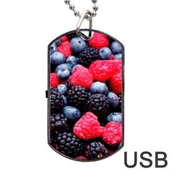 Berries 2 Dog Tag Usb Flash (one Side) by trendistuff