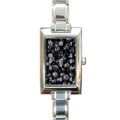 Blueberries 1 Rectangle Italian Charm Watch