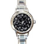 BLUEBERRIES 1 Round Italian Charm Watch