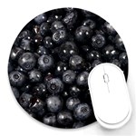 BLUEBERRIES 1 Round Mousepads