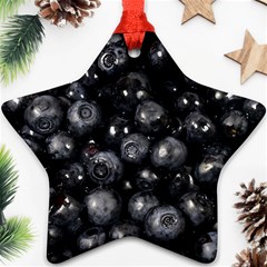 Blueberries 1 Ornament (star) by trendistuff