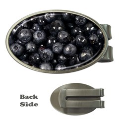 Blueberries 1 Money Clips (oval)  by trendistuff