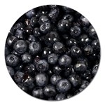 BLUEBERRIES 1 Magnet 5  (Round)