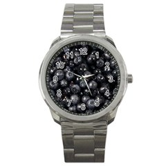 BLUEBERRIES 1 Sport Metal Watch