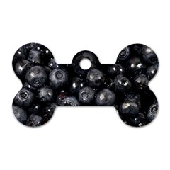 BLUEBERRIES 1 Dog Tag Bone (One Side)