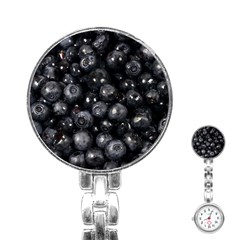 Blueberries 1 Stainless Steel Nurses Watch by trendistuff