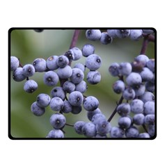 Blueberries 2 Fleece Blanket (small) by trendistuff