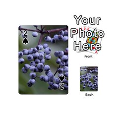 Blueberries 2 Playing Cards 54 (mini)  by trendistuff