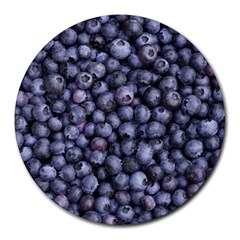 Blueberries 3 Round Mousepads by trendistuff